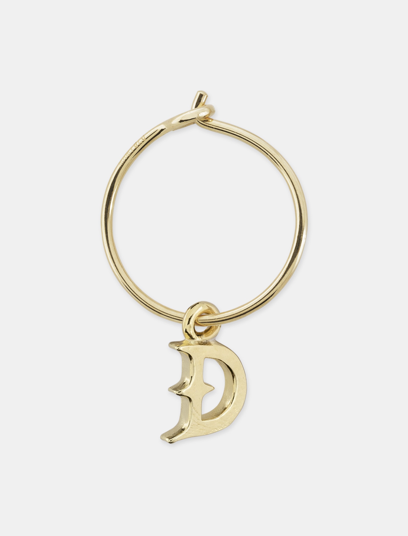 Alphabet Hoops 14k
