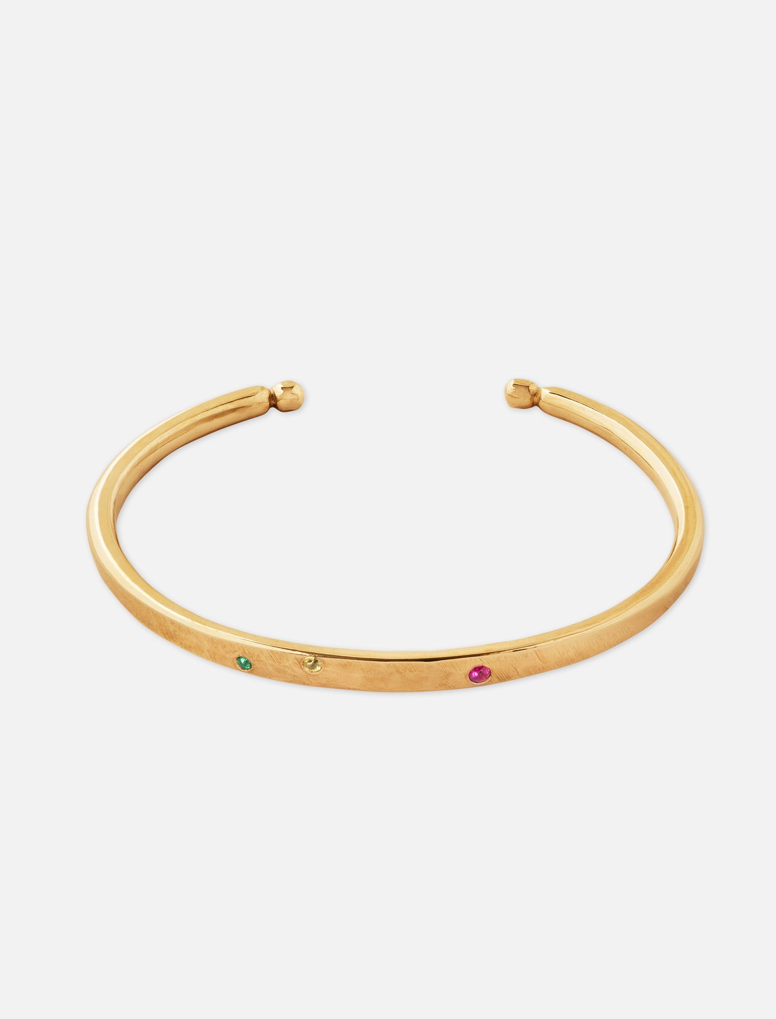 The Kingston Stone Bangle Gold