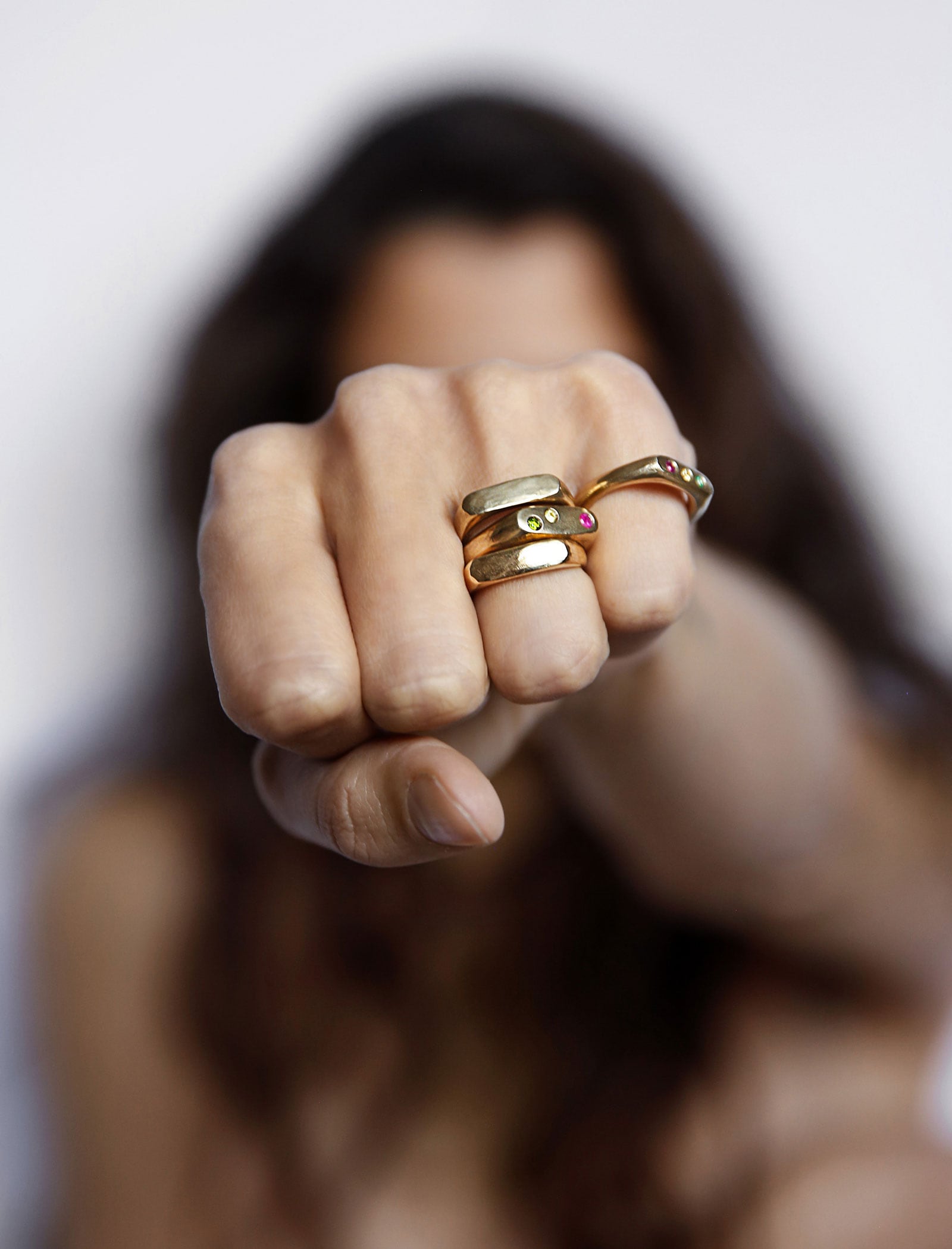 The Solomon Stone Ring Gold