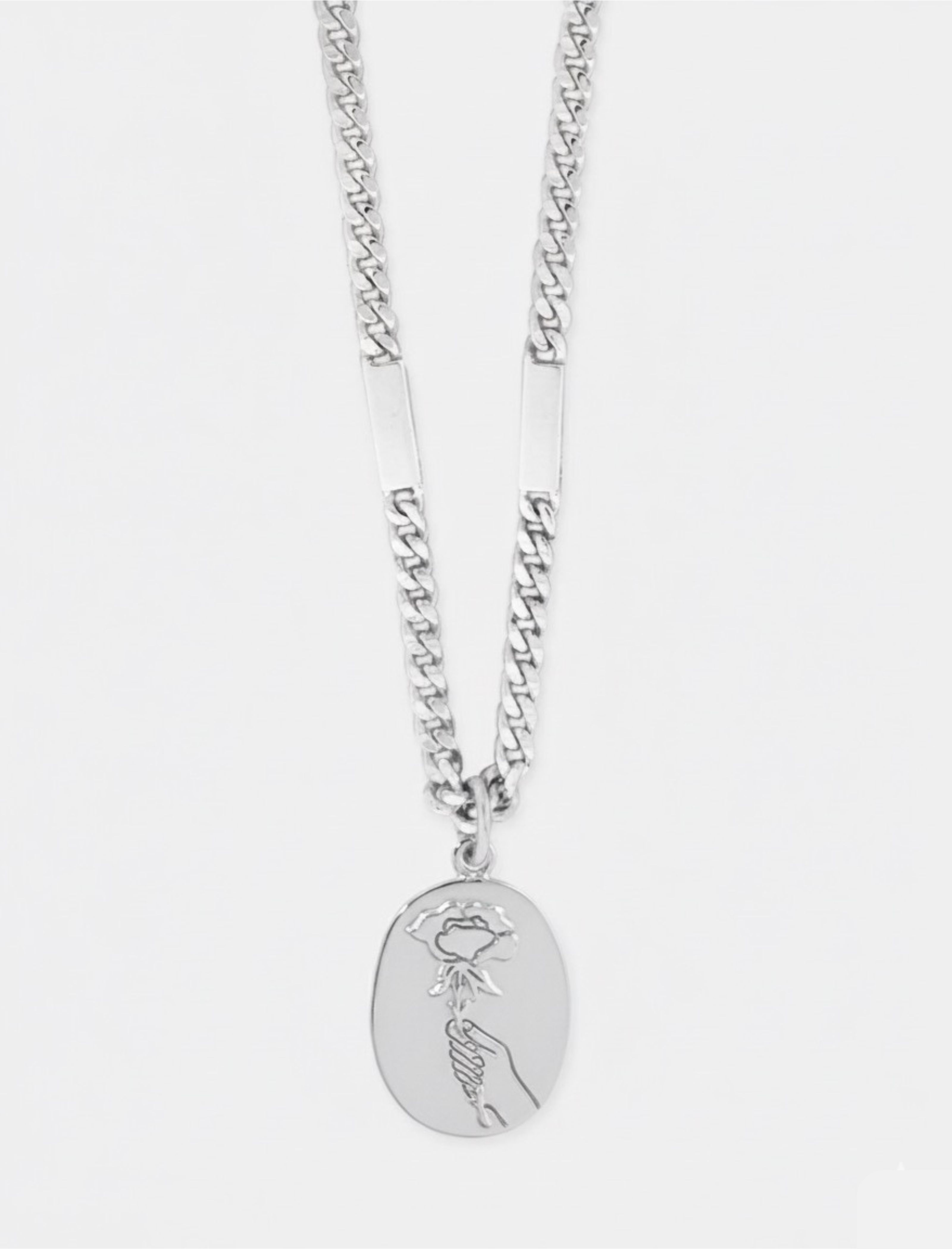 The Lover's Knot & Rho Necklace