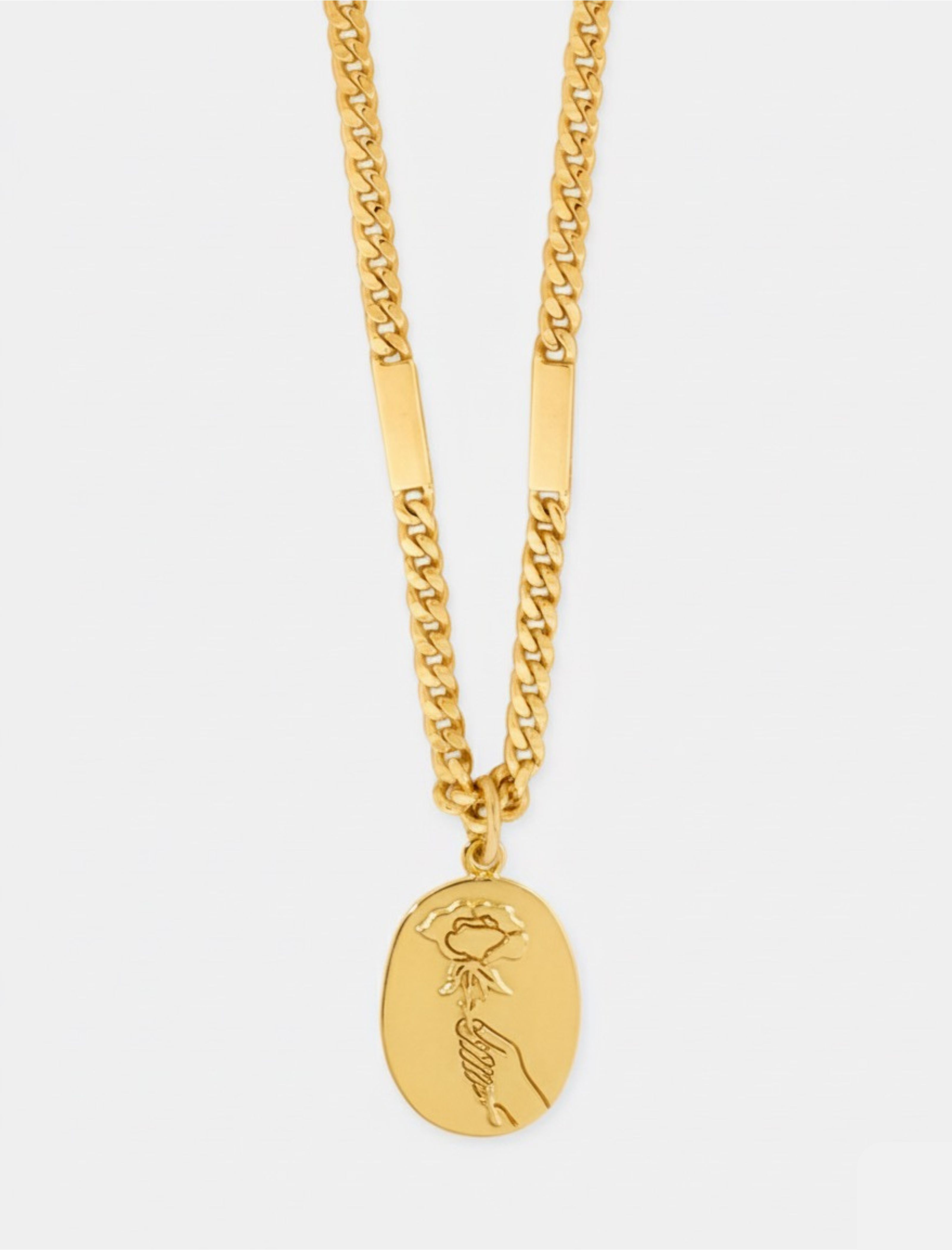 The Lover's Knot & Rho Necklace