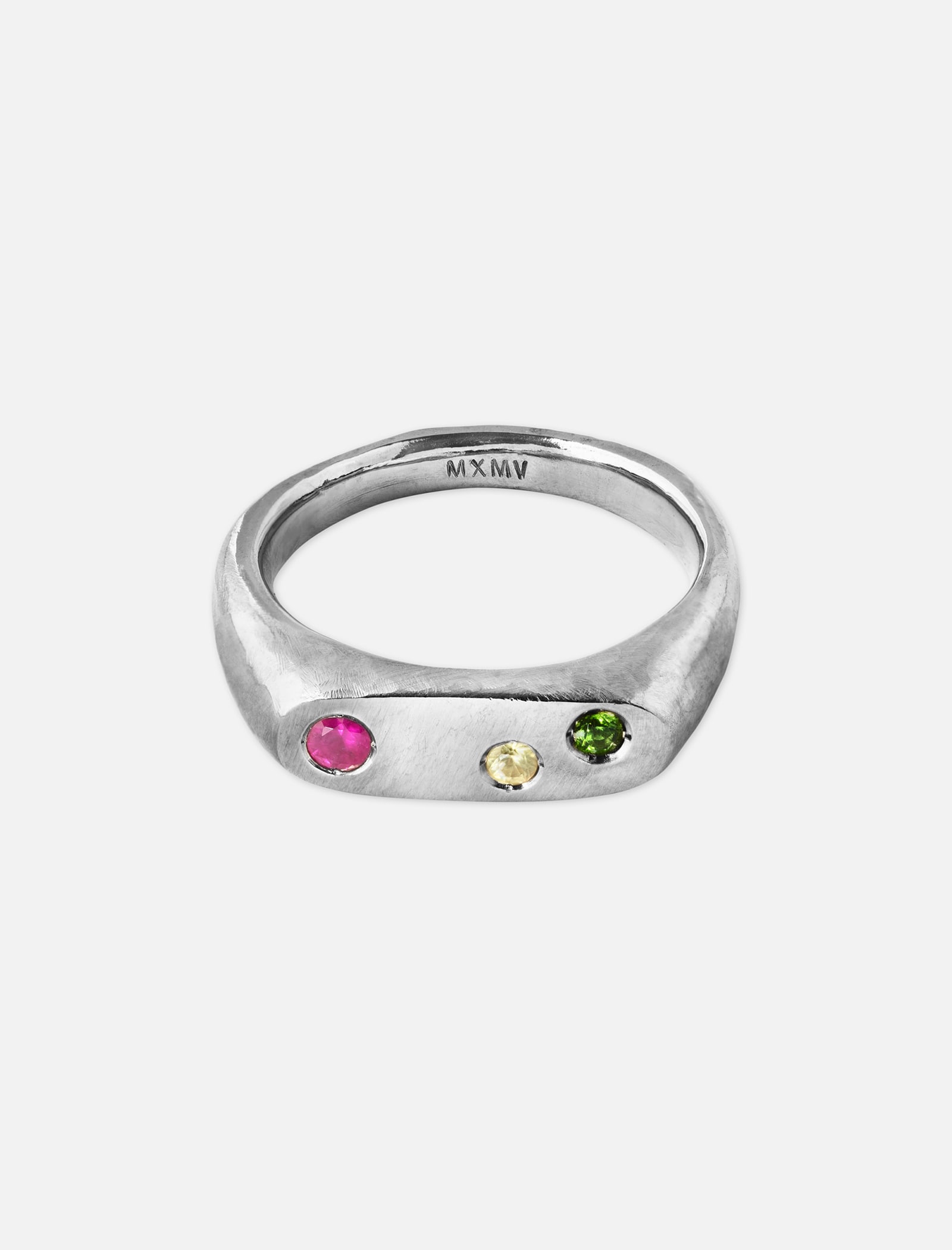 The Solomon Stone Ring Silver