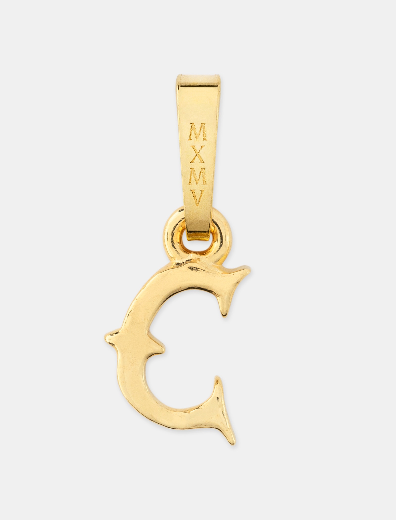 Alphabet Pendants gold-plated