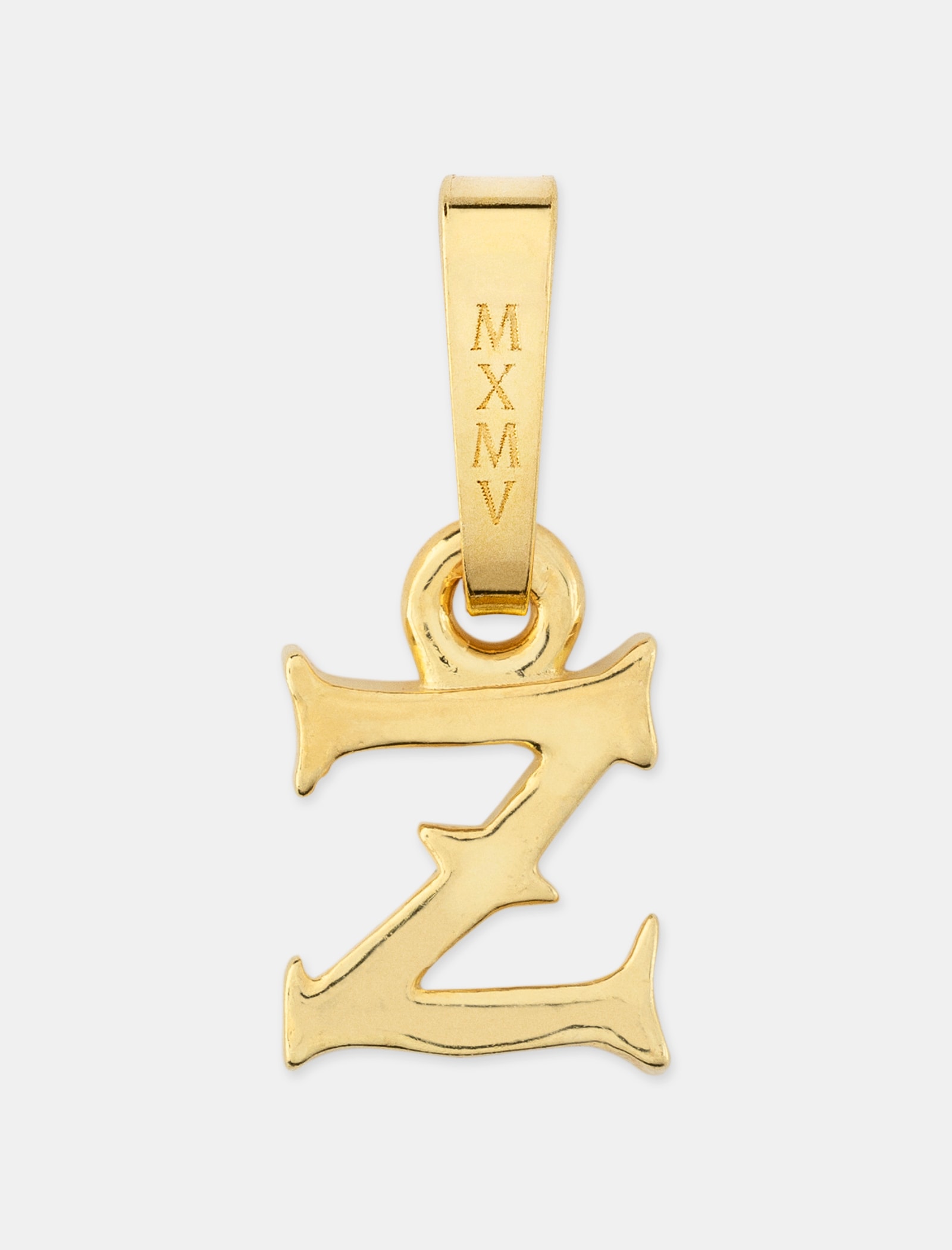 Alphabet Pendants gold-plated