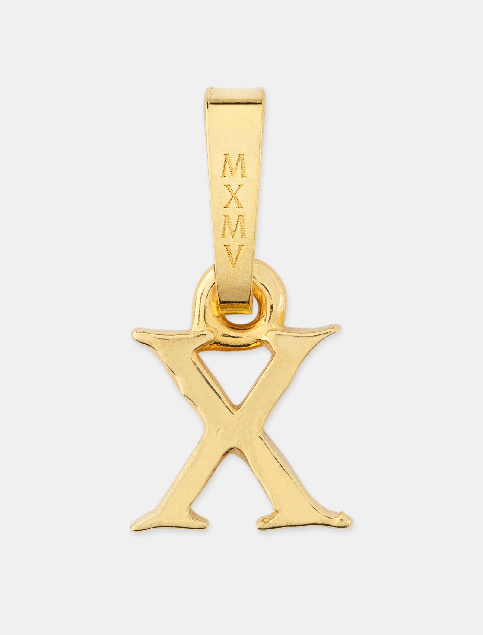 Alphabet Pendants gold-plated