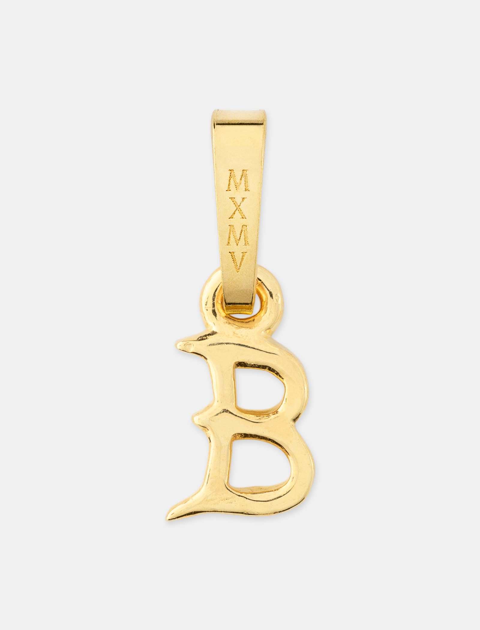 Alphabet Pendants gold-plated