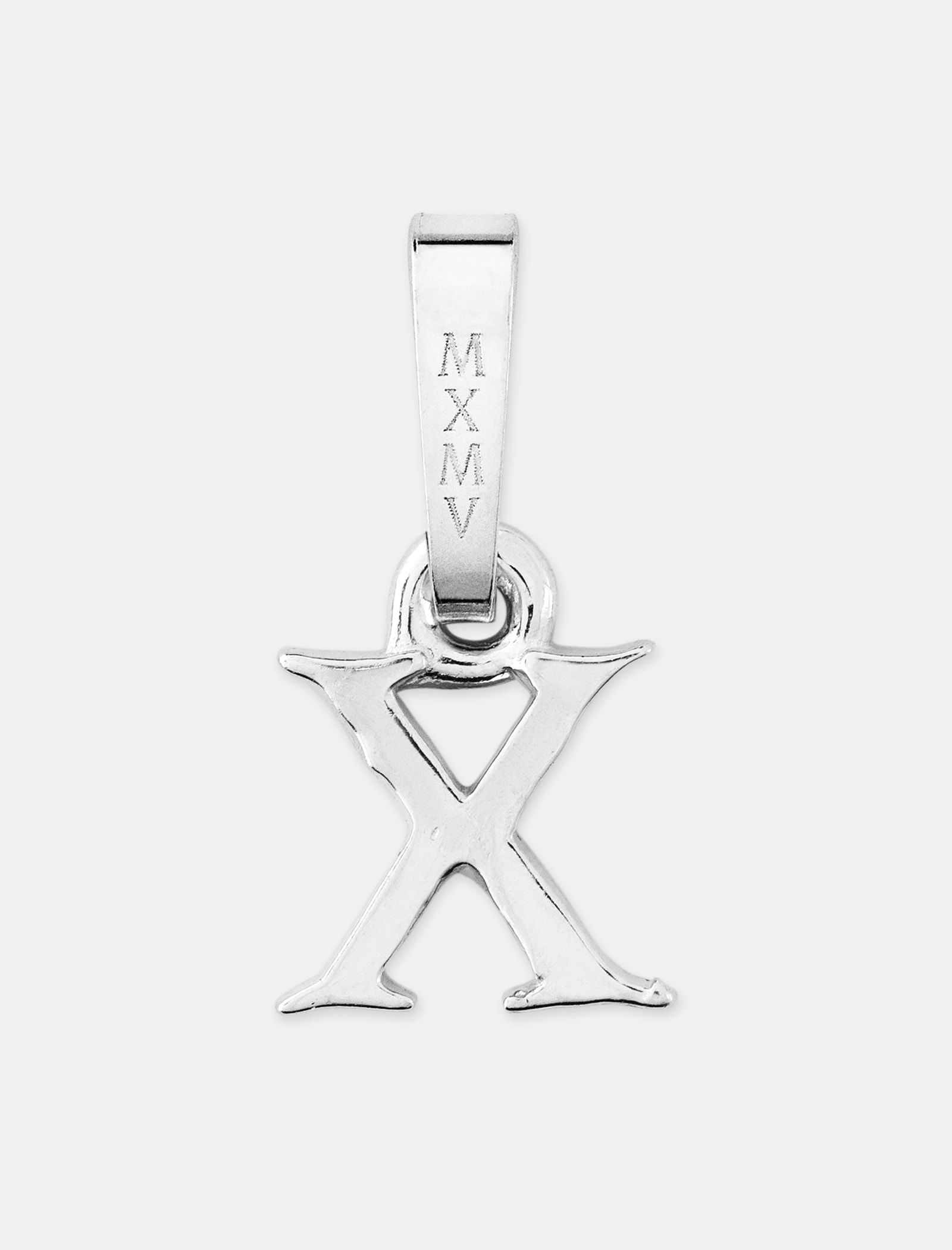 Alphabet Pendants Silver