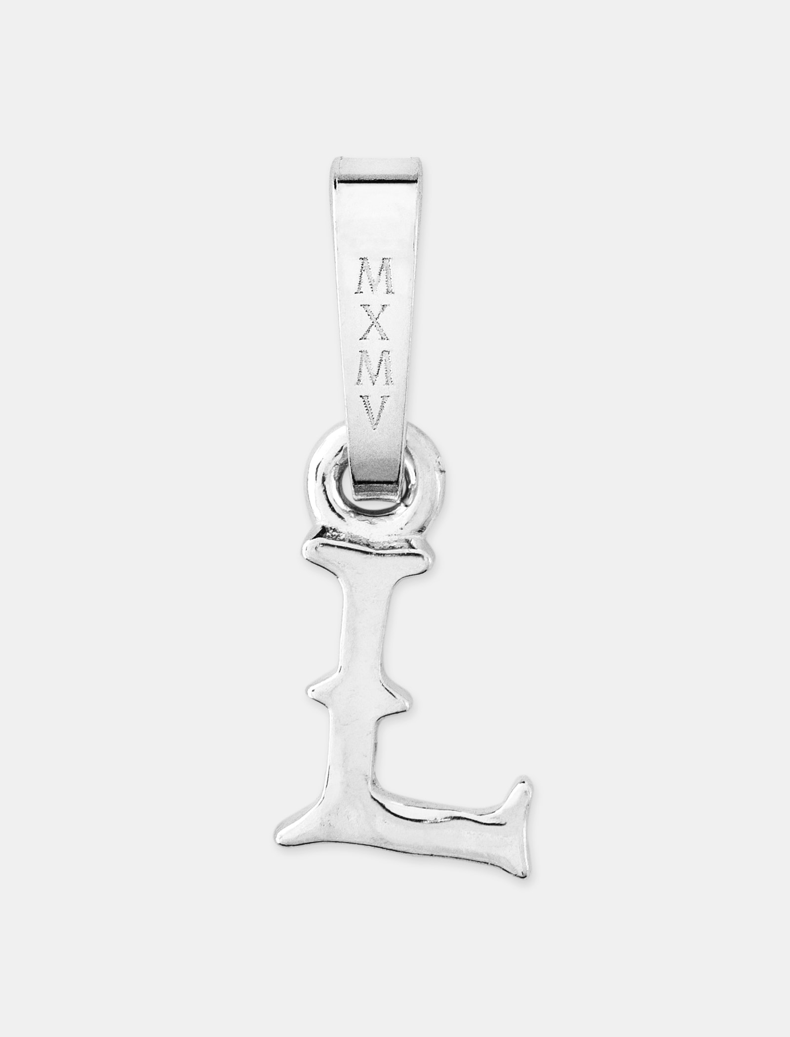 Alphabet Pendants Silver