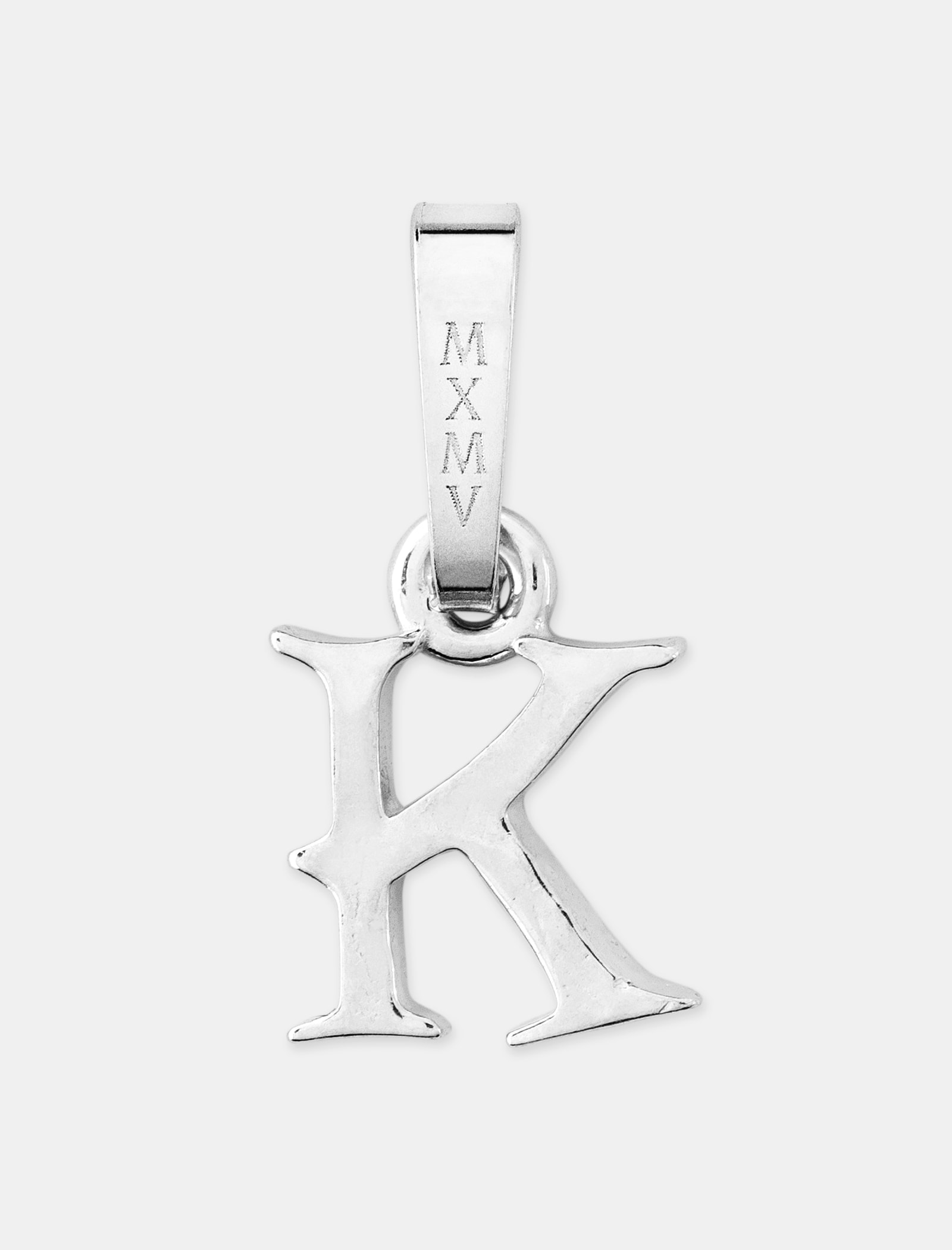 Alphabet Pendants Silver