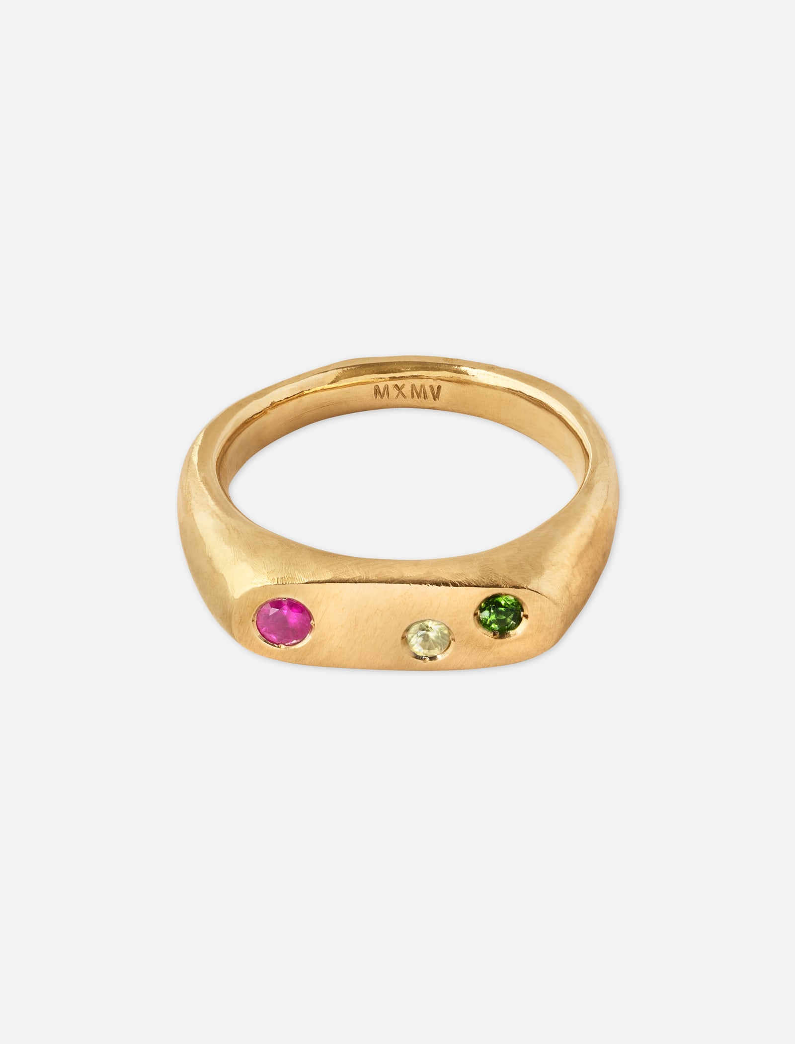 The Solomon Stone Ring Gold