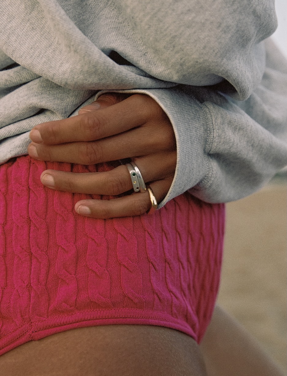 The Solomon Stone Ring Silver